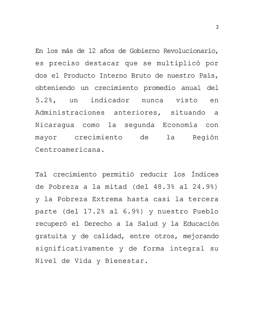 una reforma fiscal para proteger los derechos de las familias nicaragüenses
